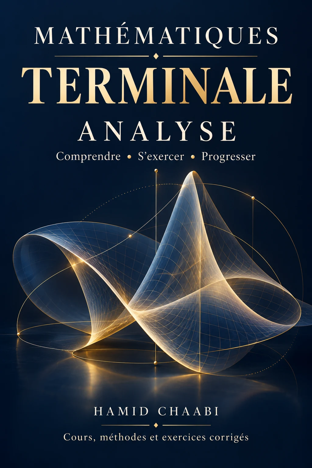 Couverture du manuel Mathématiques Terminale — Analyse, par Hamid CHAABI